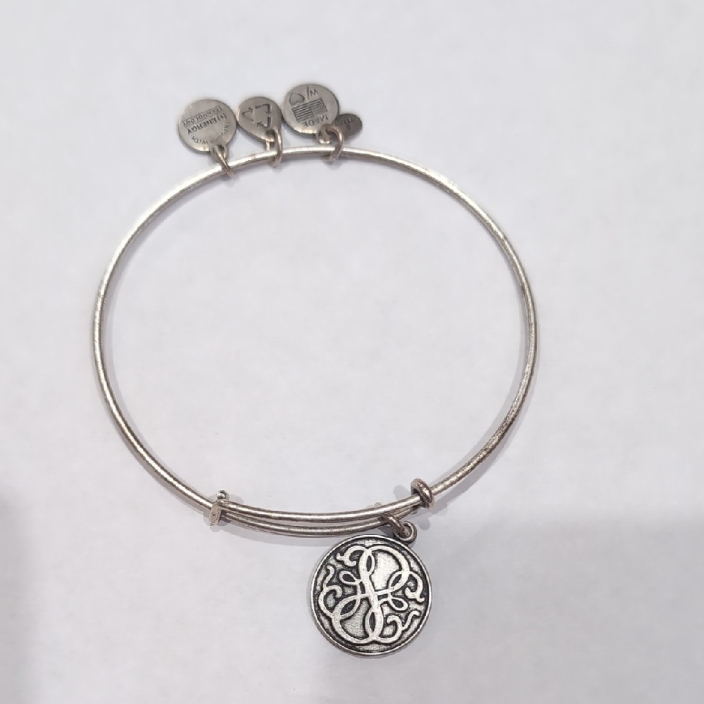 Alex and Ani Silver Charm Bracelet